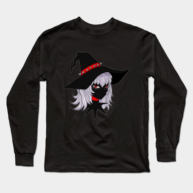 WITCH𖤐 Long Sleeve T-Shirt by 🫀🗡️VEXED VULPES🗡️🫀